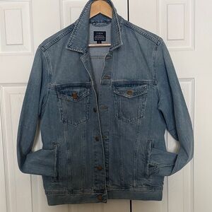 J. Crew Factory Men's Light Blue Denim Jacket- size medium